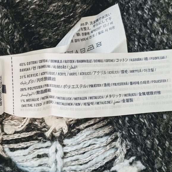 NWT Abercrombie Kids Gray Girls Sweater Size 13/14 - Picture 5 of 7